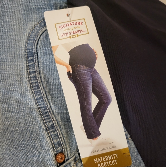 Levi Strauss Simply Maternity Bootcut NWT XL - Picture 6 of 7